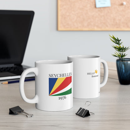 Seychelles Flag Mug – Independence 1976 Coffee Cup (11oz, 15oz) | African Heritage Gift
