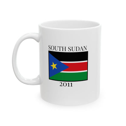 South Sudan Flag Mug – Independence 2011 Coffee Cup (11oz, 15oz) | African Heritage Gift