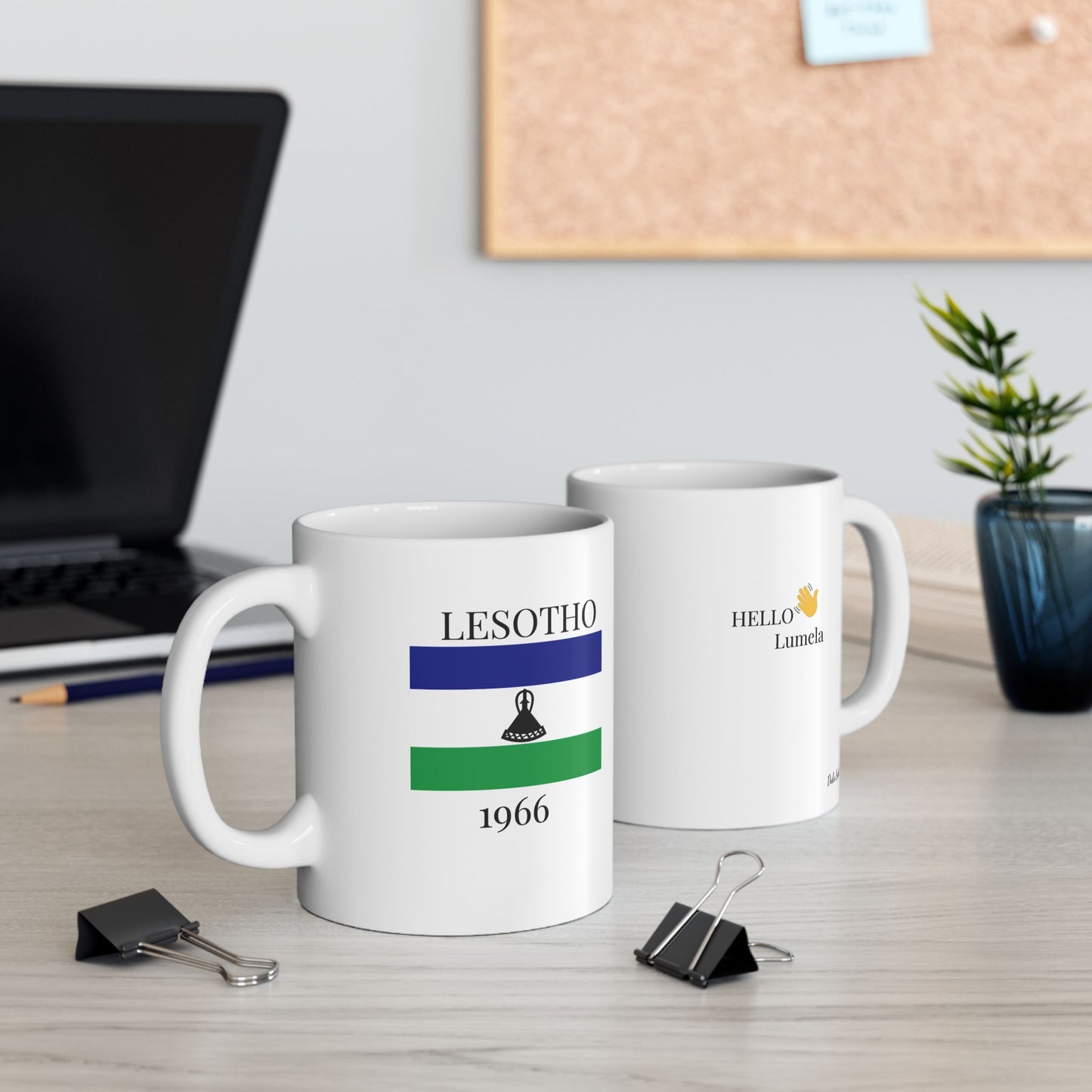 Lesotho Flag Mug – Independence 1966 Coffee Cup (11oz, 15oz) | African Heritage Gift