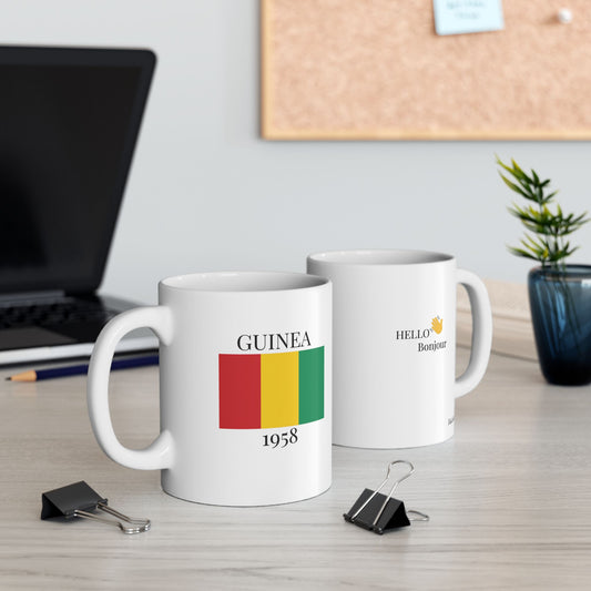 Guinea Flag Mug – Independence 1958 Coffee Cup (11oz, 15oz) | African Heritage Gift