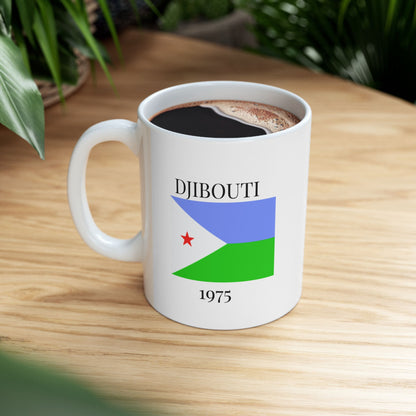 Djibouti Flag Mug – Independence 1977 Coffee Cup (11oz, 15oz) | African Heritage Gift
