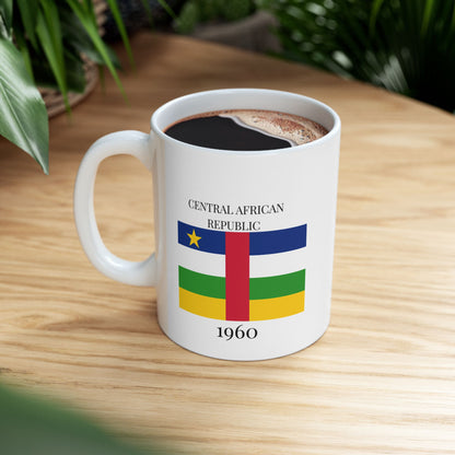 Central African Republic Flag Mug – Independence 1960 Coffee Cup (11oz, 15oz) | African Heritage Gift