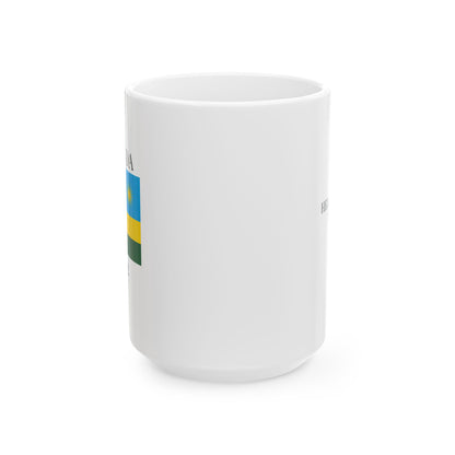 Rwanda Flag Mug – Independence 1962 Coffee Cup (11oz, 15oz) | African Heritage Gift