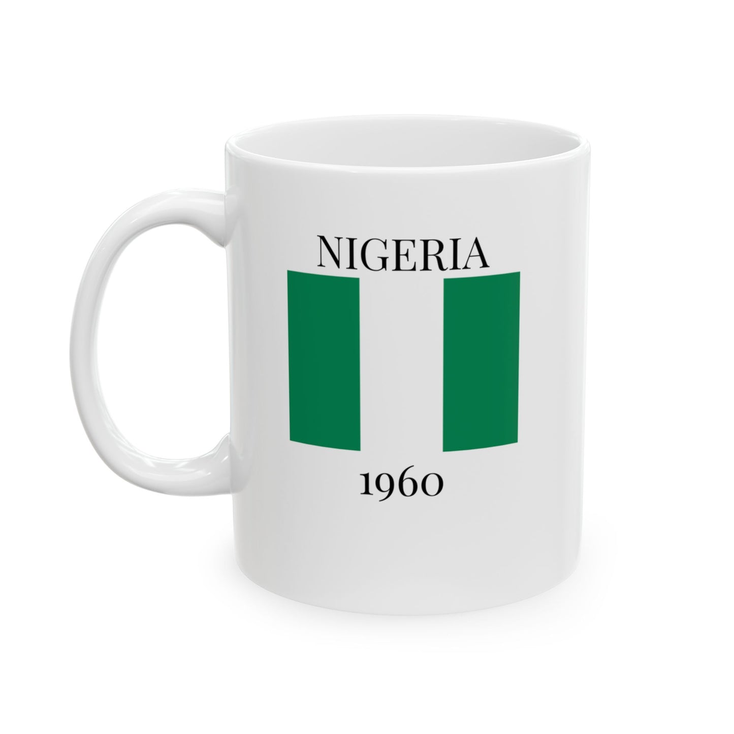 Nigeria Flag Mug – Independence 1960 Coffee Cup (11oz, 15oz) | African Heritage Gift