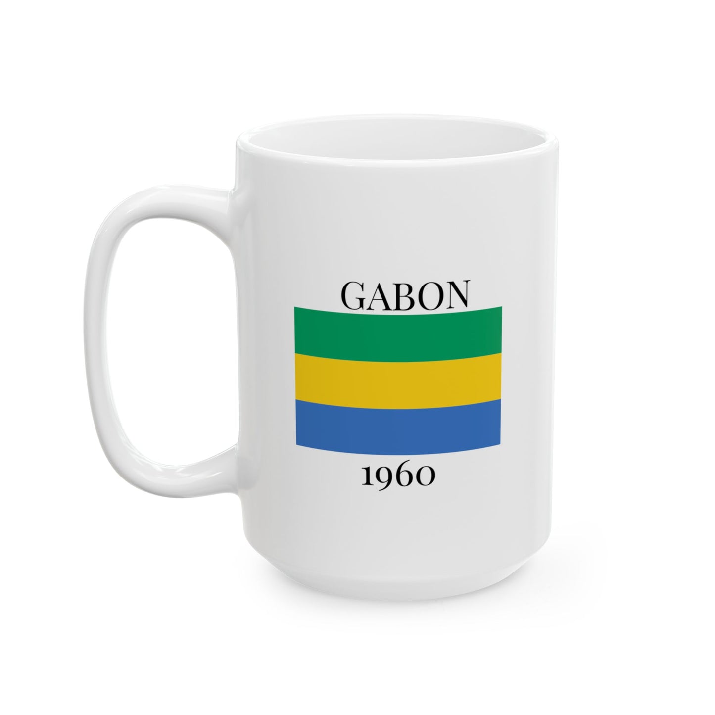 Gabon Flag Mug – Independence 1960 Coffee Cup (11oz, 15oz) | African Heritage Gift