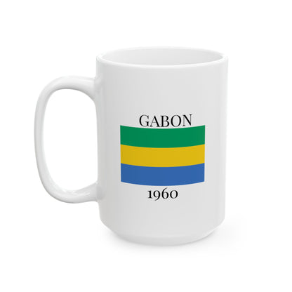 Gabon Flag Mug – Independence 1960 Coffee Cup (11oz, 15oz) | African Heritage Gift