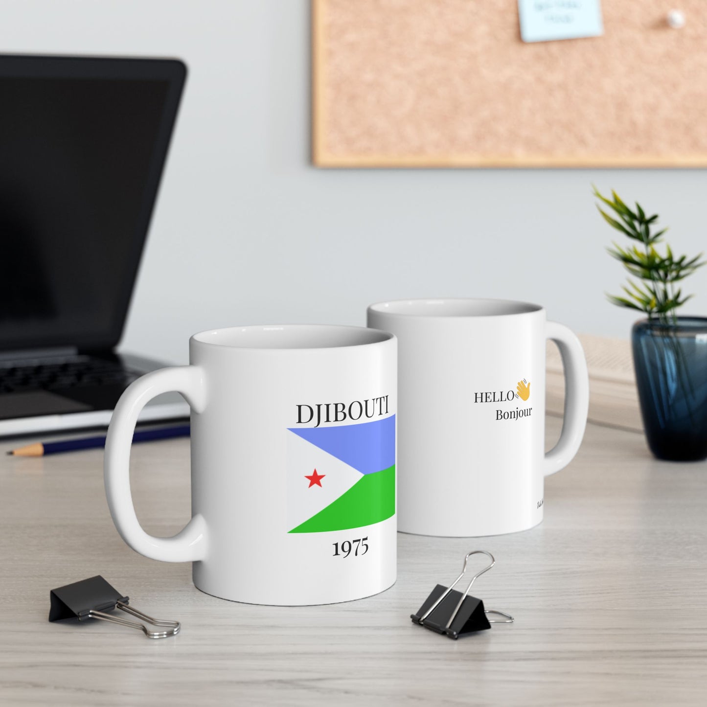 Djibouti Flag Mug – Independence 1977 Coffee Cup (11oz, 15oz) | African Heritage Gift