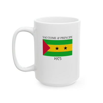 Sao Tome & Principe Flag Mug – Independence 1975 Coffee Cup (11oz, 15oz) | African Heritage Gift