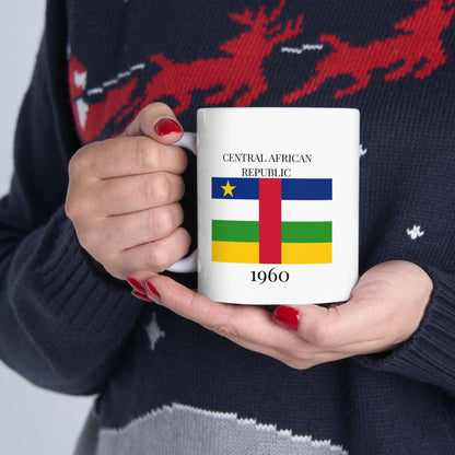 Central African Republic Flag Mug – Independence 1960 Coffee Cup (11oz, 15oz) | African Heritage Gift