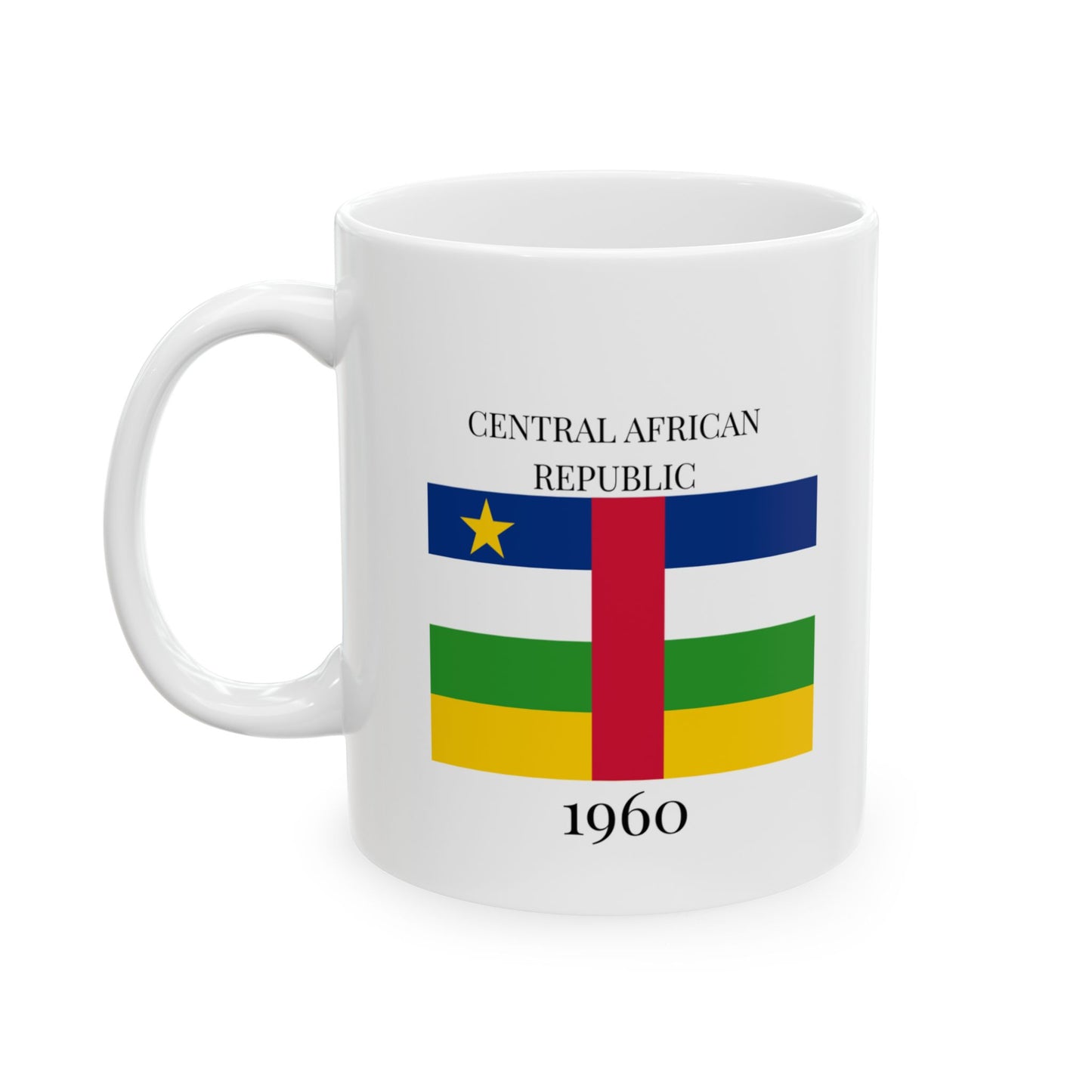 Central African Republic Flag Mug – Independence 1960 Coffee Cup (11oz, 15oz) | African Heritage Gift