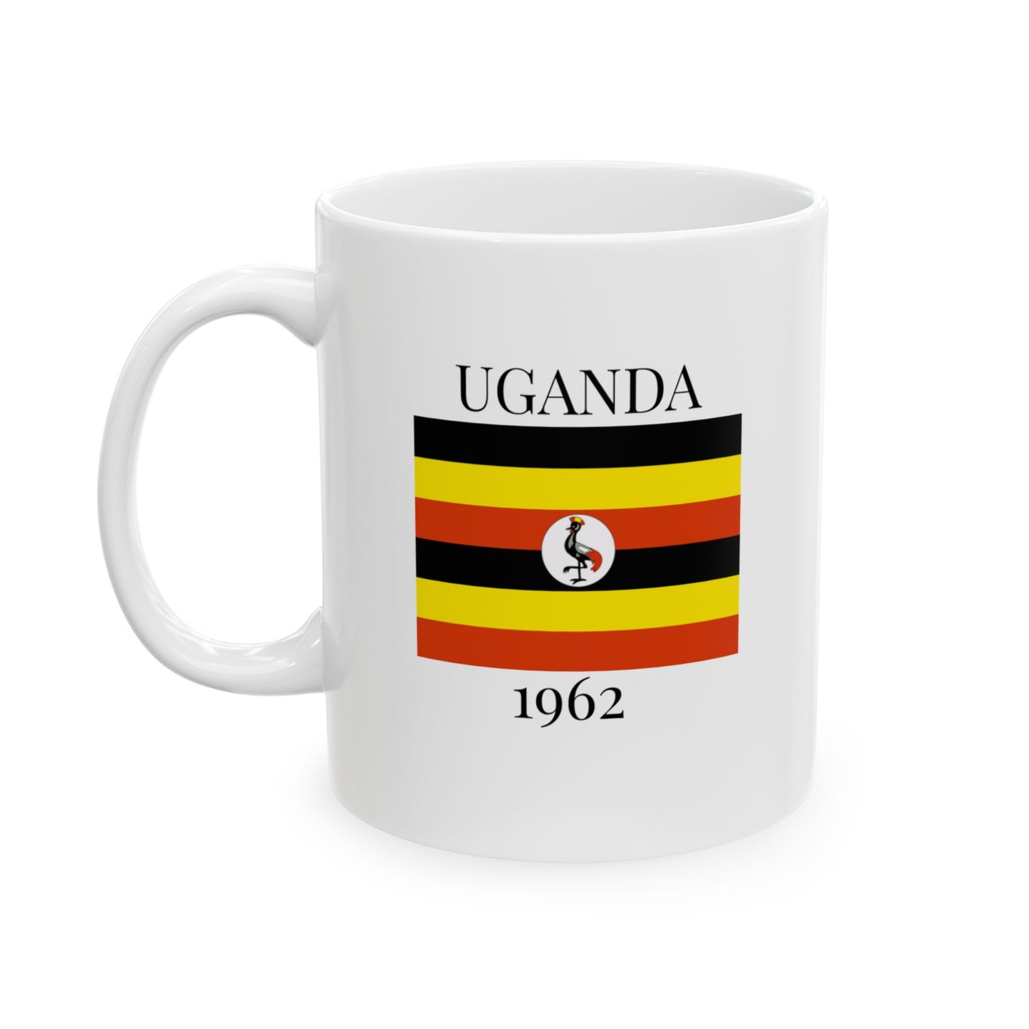 Uganda Flag Mug – Independence 1962 Coffee Cup (11oz, 15oz) | African Heritage Gift