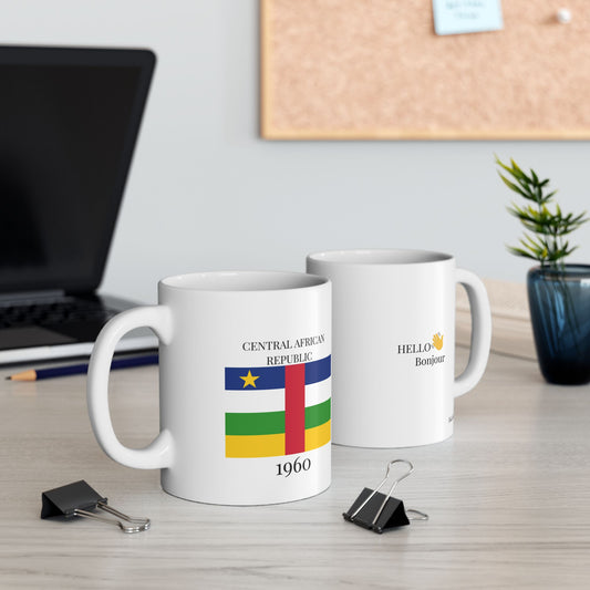 Central African Republic Flag Mug – Independence 1960 Coffee Cup (11oz, 15oz) | African Heritage Gift