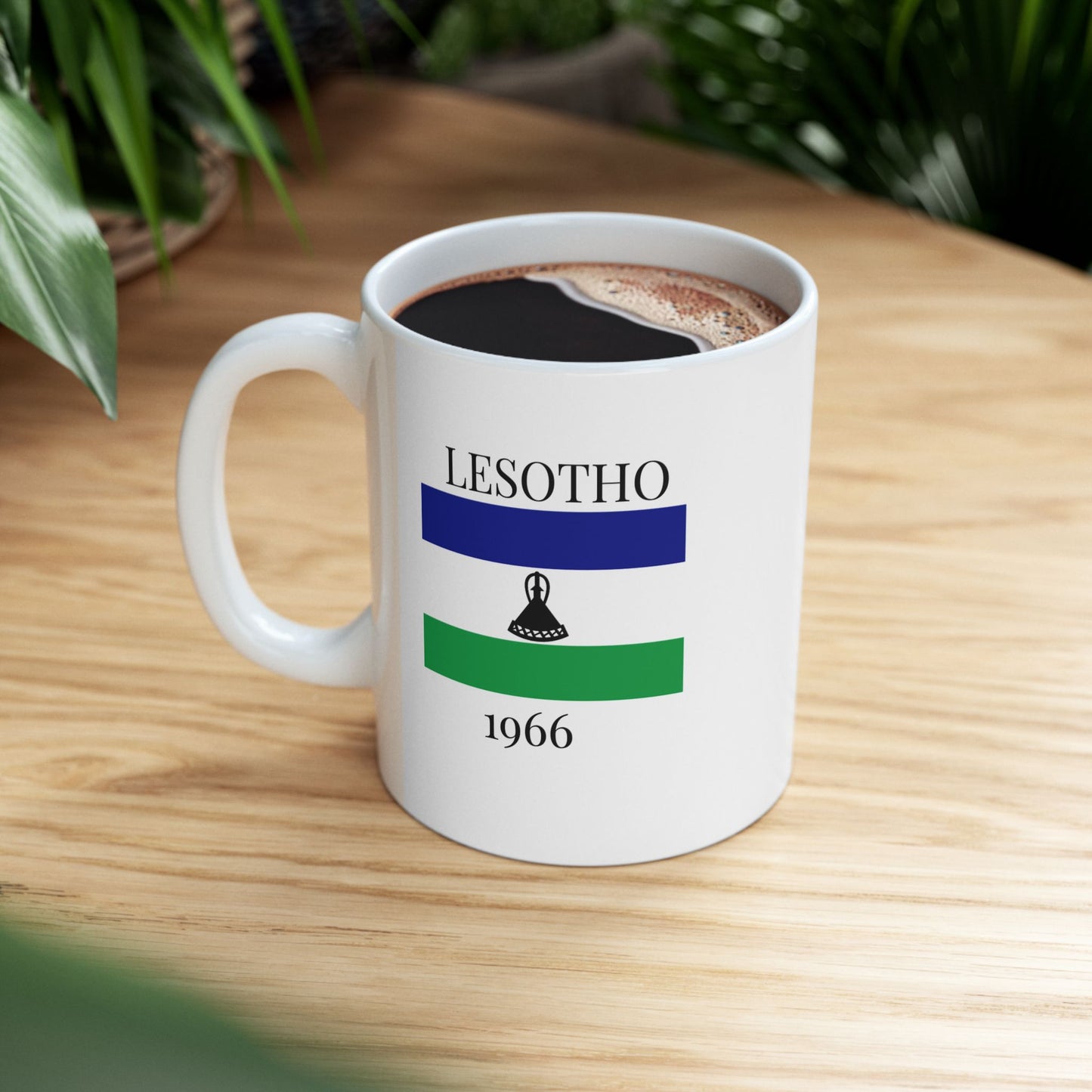 Lesotho Flag Mug – Independence 1966 Coffee Cup (11oz, 15oz) | African Heritage Gift