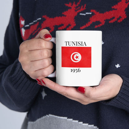 Tunisia Flag Mug – Independence 1956 Coffee Cup (11oz, 15oz) | African Heritage Gift