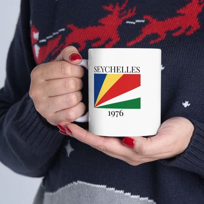 Seychelles Flag Mug – Independence 1976 Coffee Cup (11oz, 15oz) | African Heritage Gift