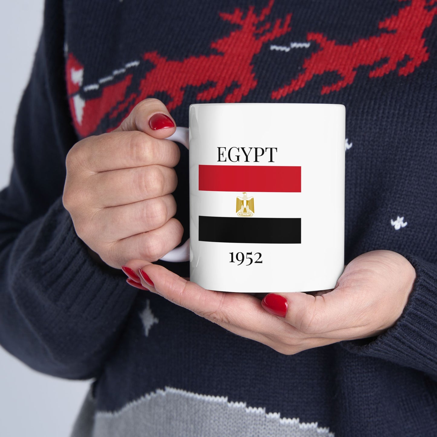 Egypt Flag Mug – Independence 1952 Coffee Cup (11oz, 15oz) | African Heritage Gift