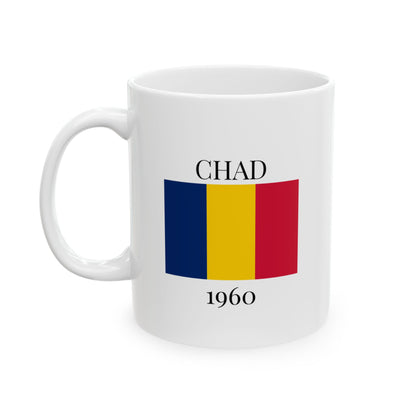 Chad Flag Mug – Independence 1960 Coffee Cup (11oz, 15oz) | African Heritage Gift