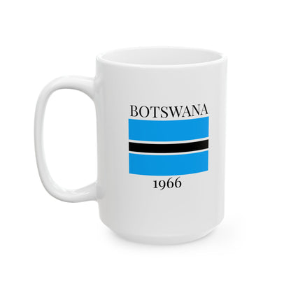 Botswana Flag Mug – Independence 1966 Coffee Cup (11oz, 15oz) | African Heritage Gift