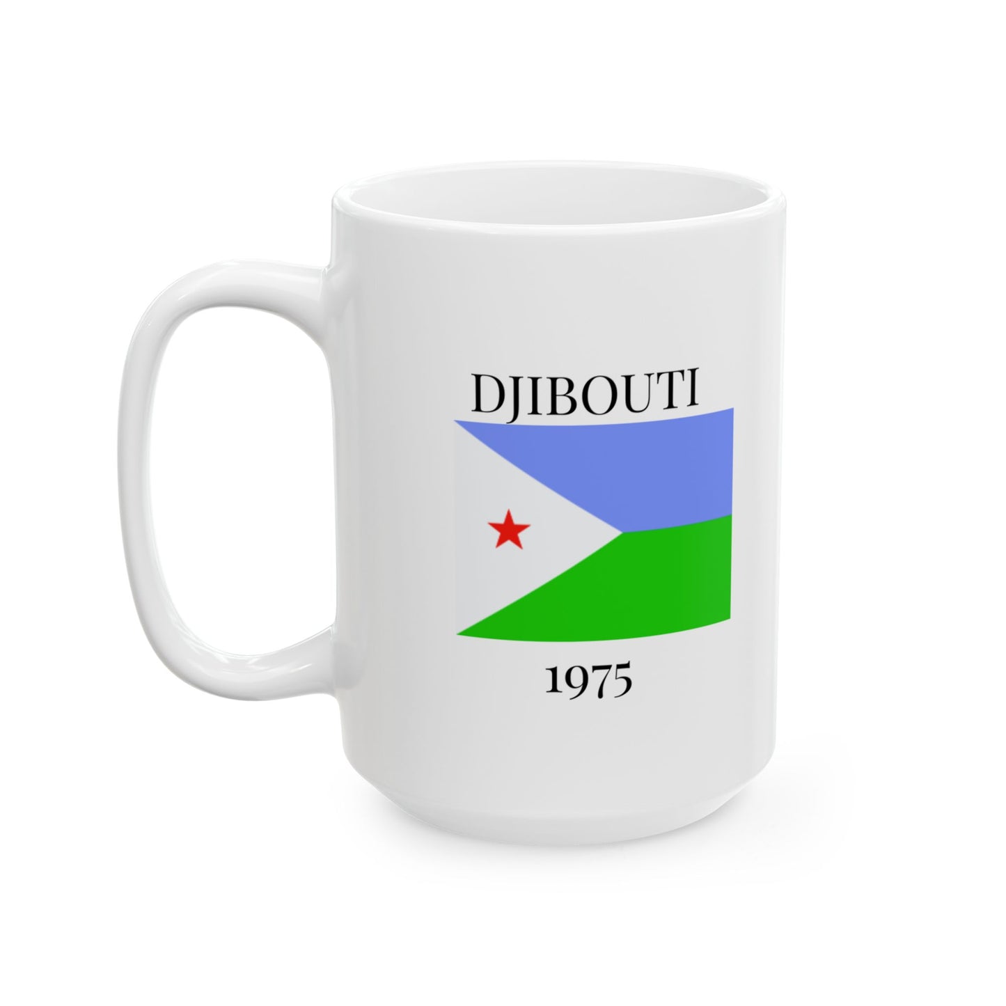 Djibouti Flag Mug – Independence 1977 Coffee Cup (11oz, 15oz) | African Heritage Gift