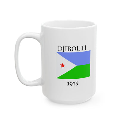 Djibouti Flag Mug – Independence 1977 Coffee Cup (11oz, 15oz) | African Heritage Gift