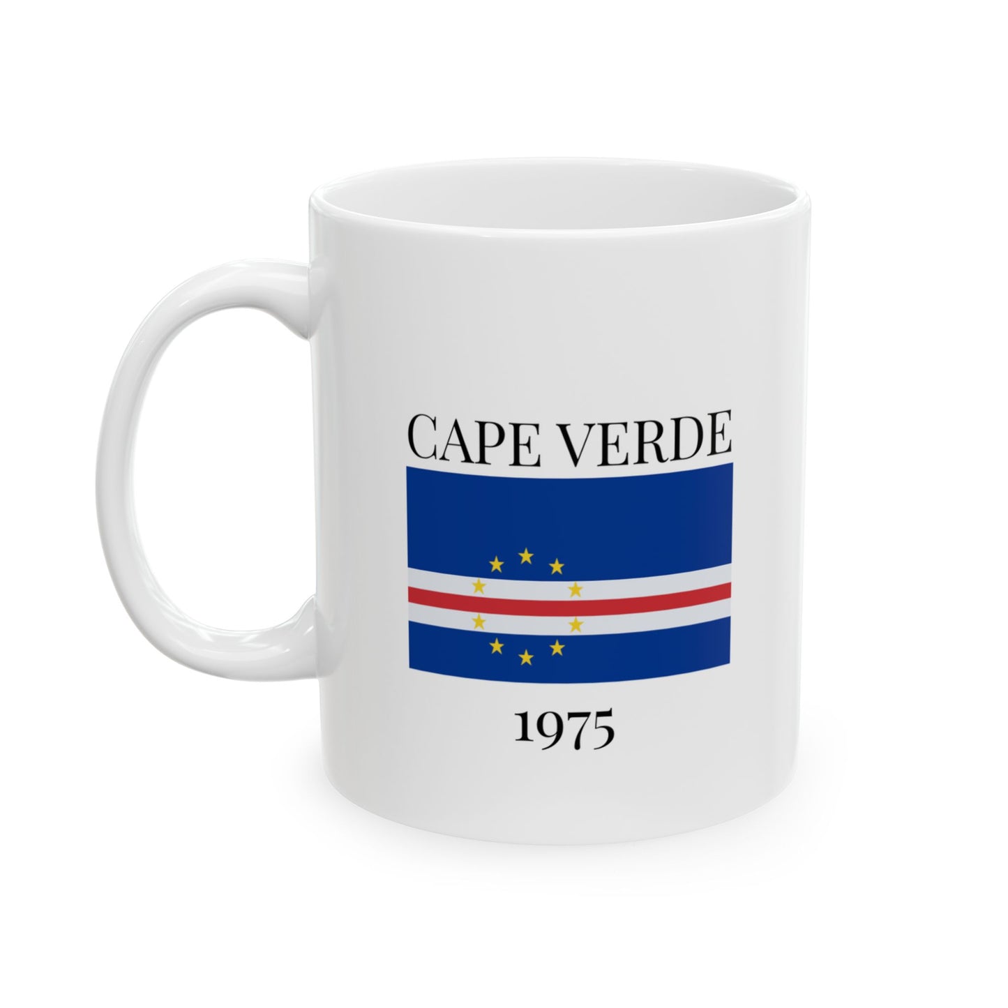 Cape Verde Flag Mug – Independence 1975 Coffee Cup (11oz, 15oz) | African Heritage Gift