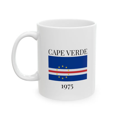 Cape Verde Flag Mug – Independence 1975 Coffee Cup (11oz, 15oz) | African Heritage Gift