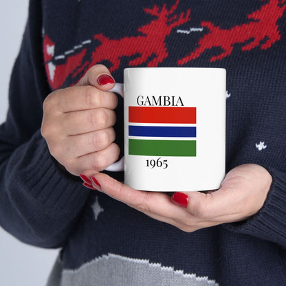Gambia Flag Mug – Independence 1965 Coffee Cup (11oz, 15oz) | African Heritage Gift