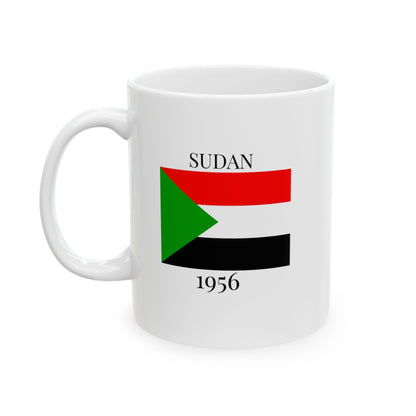 Sudan Flag Mug – Independence 1956 Coffee Cup (11oz, 15oz) | African Heritage Gift
