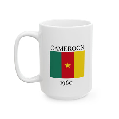 Cameroon Flag Mug – Independence 1960 Coffee Cup (11oz, 15oz) | African Heritage Gift