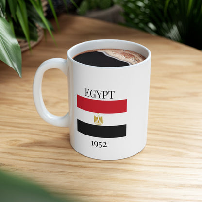 Egypt Flag Mug – Independence 1952 Coffee Cup (11oz, 15oz) | African Heritage Gift