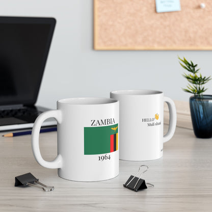 Zambia Flag Mug – Independence 1964 Coffee Cup (11oz, 15oz) | African Heritage Gift