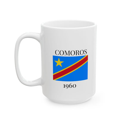 Democratic Of Congo Flag Mug – Independence 1960 Coffee Cup (11oz, 15oz) | African Heritage Gift
