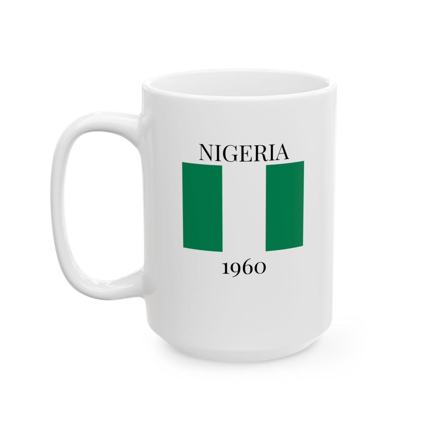 Nigeria Flag Mug – Independence 1960 Coffee Cup (11oz, 15oz) | African Heritage Gift