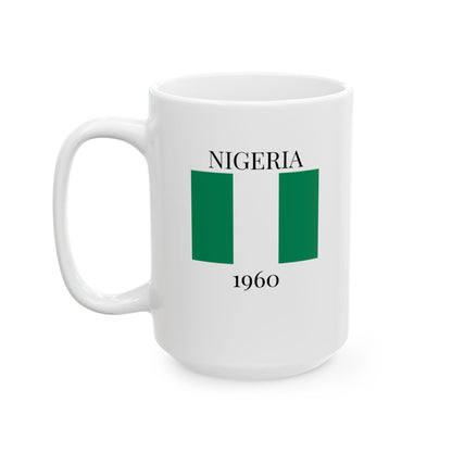 Nigeria Flag Mug – Independence 1960 Coffee Cup (11oz, 15oz) | African Heritage Gift