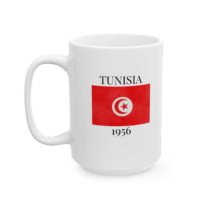 Tunisia Flag Mug – Independence 1956 Coffee Cup (11oz, 15oz) | African Heritage Gift