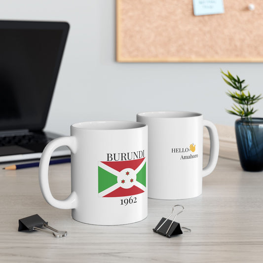 Burundi Flag Mug – Independence 1962 Coffee Cup (11oz, 15oz) | African Heritage Gift