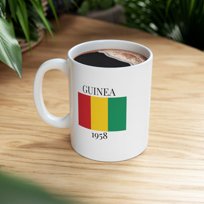 Guinea Flag Mug – Independence 1958 Coffee Cup (11oz, 15oz) | African Heritage Gift