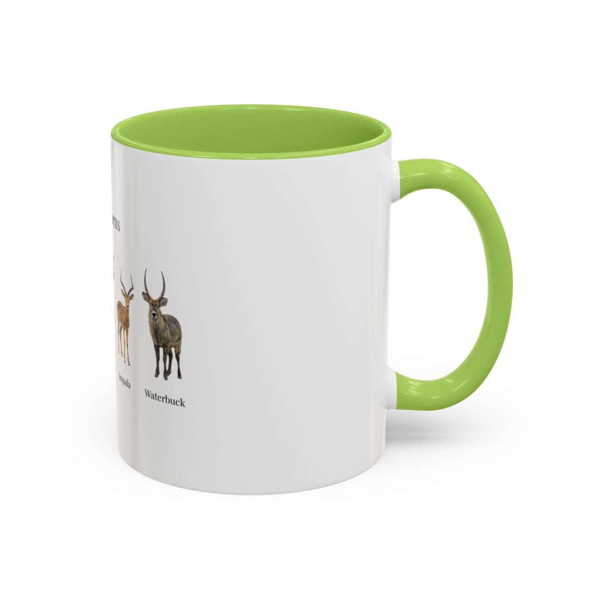 Savanna Horns Coffee Mug – African Wildlife Antelope Illustration (11oz/15oz)